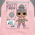 thumbnail image 3 of LOL Surprise! Dolls Kitty Queen - Computer Design - Toddler & Youth Girls Raglan Graphic T-Shirt, 3 of 5
