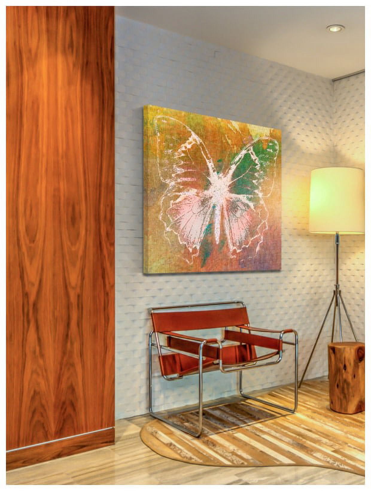Marmont Hill - "Farfalla III" by Sia Aryai Painting Print on Wrapped Canvas