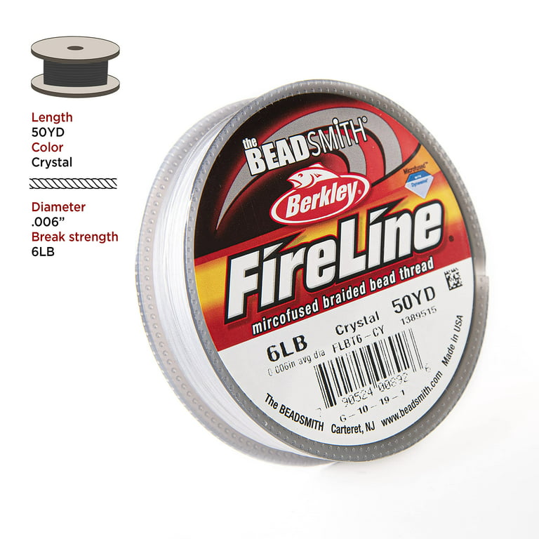 FireLine Braided Bead Thread - 6 lb - Smoke