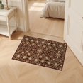 thumbnail image 2 of ODIKA 2'x3' Ultra-Soft Accent Mat, Vintage Web Traditional Botanical Lattice Motif Decorative Carpect None Washable, Bare feet friendly, Easy Care Indoor rug for Bedside, Footrest, 2 of 7