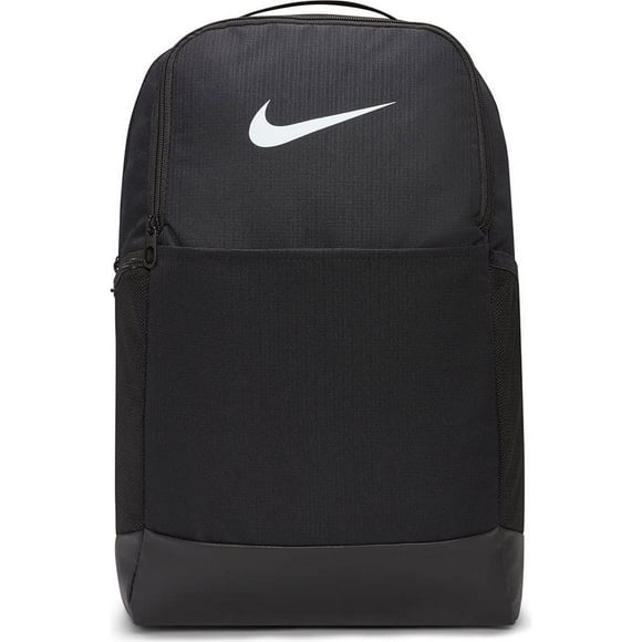 Mochila Nike Brasilia 9.5, negro/negro/blanco