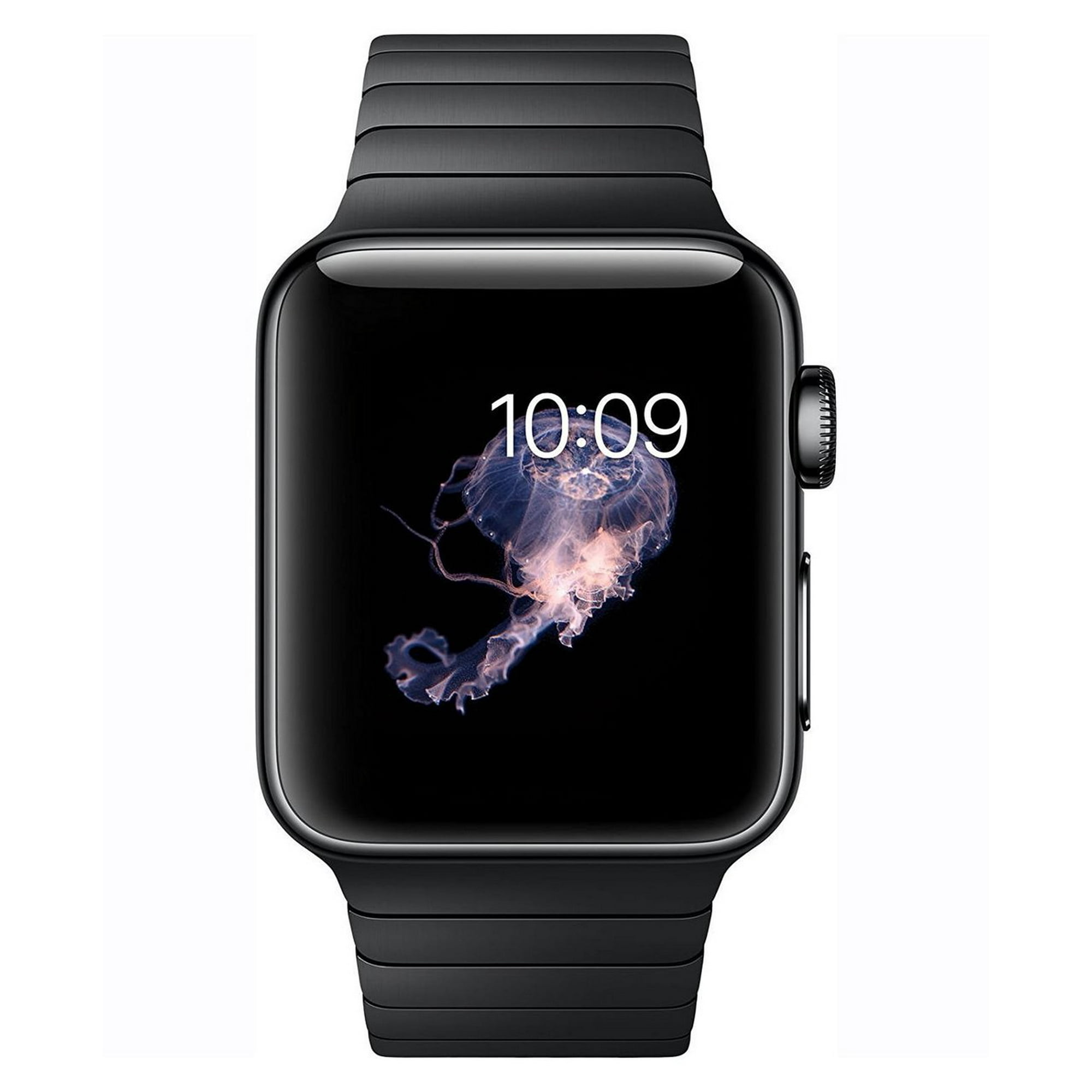 Apple watch stainless steel black sale
