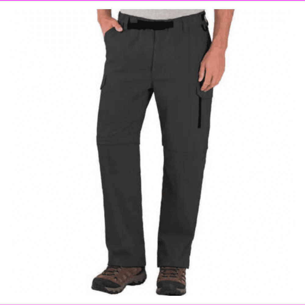 BC Clothing men Elastic waist with adjustable built-in belt