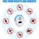 thumbnail image 3 of 1pcs High Power Intelligent Frequency Conversion Ultrasonic Mosquito Repeller Mouse Repeller Cockroach Repeller Insect Repeller Mosquito Killer Lamp, 3 of 5