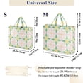 thumbnail image 2 of FORMRS Womens Corduroy Tote Bag Crossbody Shoulder Handbag with Pocket, Retro Yellow Stars, 2 of 7