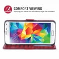 thumbnail image 3 of Samsung Galaxy S5 Cover Leather ， Stand Function And Card Slot Red, 3 of 6