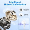 thumbnail image 3 of USB C Headphones for iPhone 17/16/15, 2 Pack Type C Magnetic Wired Earphones Ergonomic In-Ear Headset HiFi Stereo Earbuds with Mic&Volume Control Noise Cancelling Compatible for Samsung Android,White, 3 of 7