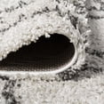 thumbnail image 4 of JONATHAN Y LONDON SHAG 8 x 10 Area Rug, Soller Diamond Trellis - Beige/Dark Gray, SHG103A-8, 4 of 10