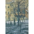 thumbnail image 3 of Alois Hänisch 18x24 Black Modern Framed Museum Art Print Titled - Last Snow (1909), 3 of 5