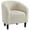 Ivory, variant on Topeakmart Modern Upholstered Boucle Armchair for Living Room, Ivory