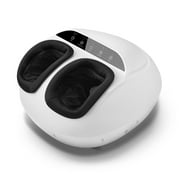 RENPHO Foot Massager Machine with Heat, Shiatsu Deep Kneading, Multi-Level Settings, Delivers Relief for Tired Muscles and Plantar Fasciitis, Fits Feet Up to Men Size 12