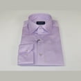 thumbnail image 3 of Men 100% Sateen Cotton Shirt Manschett Quesste Turkey Slim Fit 4010-06 Lilac, 3 of 6