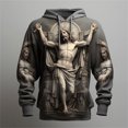 thumbnail image 3 of Sudadera con capucha y estampado 3D de la cruz de Jesús más nueva, ropa informal de manga larga de gran tamaño para la calle, sudaderas con capucha para hombre, ropa deportiva, 3 of 4