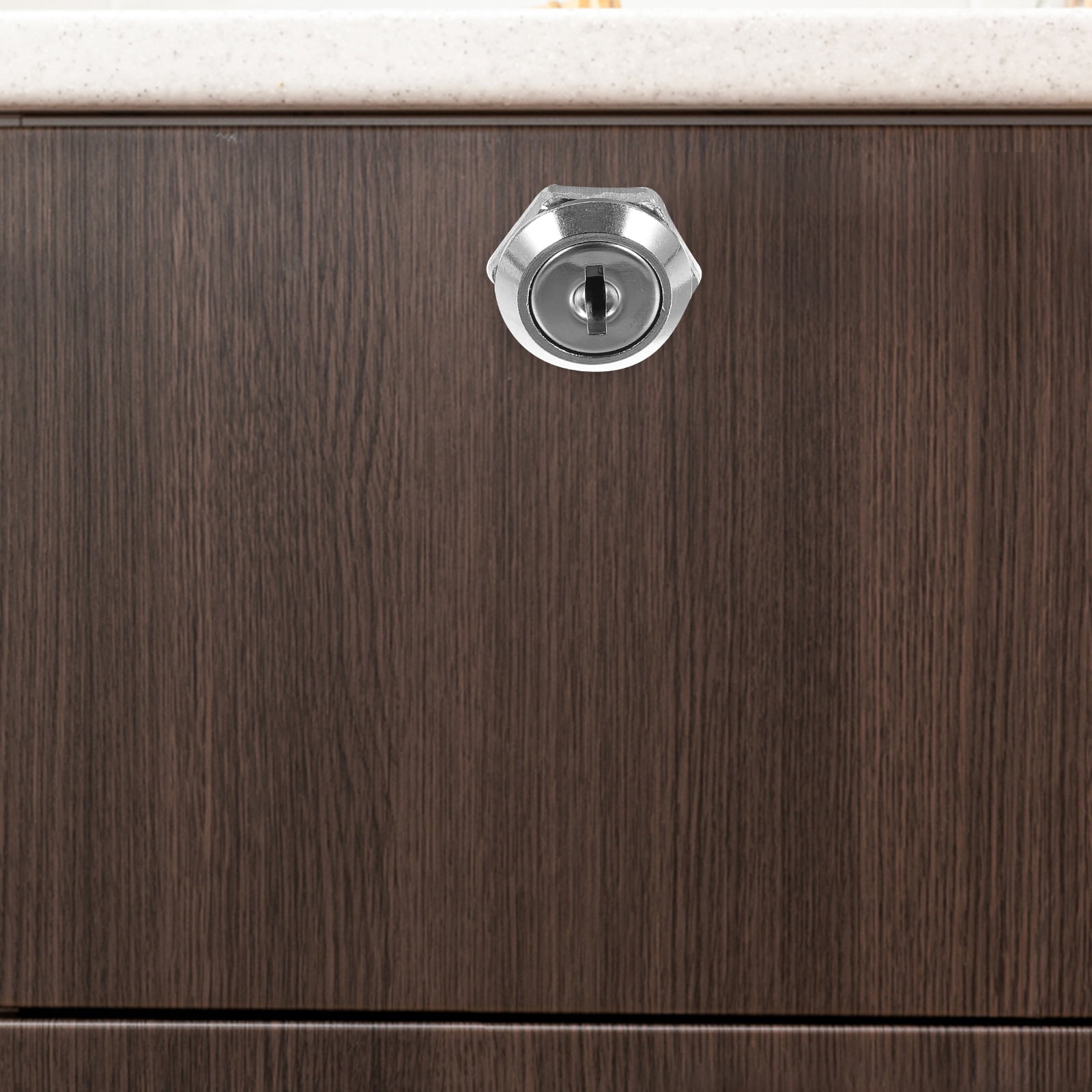 WEUVEB Zinc Alloy Keyed Cabinet Locks for File Drawers, Secure Home and Office Storage with Metal Construction