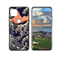 thumbnail image 1 of Compatible with Motorola G 5G Phone Case, Japanese-Kanagawa-Great-Wave-Aesthetic-Abstract-Art-Cute5 Case Men Women, Flexible Silicone Shockproof Case for Motorola G 5G, 1 of 1