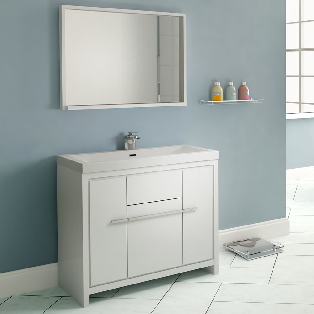 Ripley 36" Single Modern Bathroom Vanity White without
