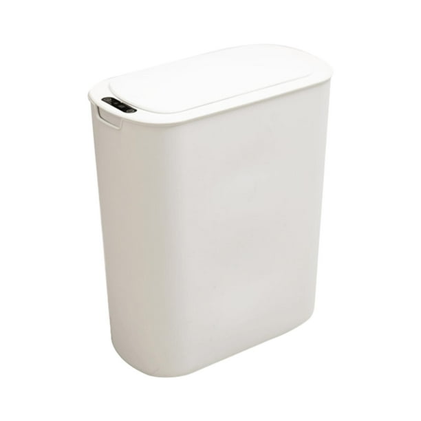 Cubo de basura de inducción inteligente, detección de movimiento con tapa, cubo de basura para el hogar, oficina, dormitorio