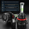 thumbnail image 3 of 8000K Ice Blue LED Headlight Kit 9007 HB5 Hi/Low Beam For Hummer H2 2003-2009, Set of 2, 3 of 11