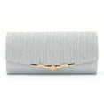 thumbnail image 2 of Women Clutch Bag Elegant Sequins Evening Clutch Purse Chain Shoulder Bags Sparkly Evening Bridal Prom Party Handbag Purse/Silver, 2 of 7