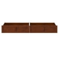 thumbnail image 3 of Atlantic Furniture Twin-Full Solid Wood Bed Drawer in Antique Walnut (Set of 2), 3 of 6
