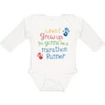 thumbnail image 3 of Inktastic Marathon Runner Future Boys or Girls Long Sleeve Baby Bodysuit, 3 of 5