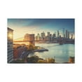 thumbnail image 3 of Brooklyn Daytime Skyline Canvas Artwork Breathtaking Stunning Cityscape for Home Decor Ready to Hang, 3 of 18