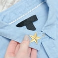 thumbnail image 3 of 12 insignias con forma de estrella, alfileres de solapa, insignias de clasificación de estrellas, decoraciones para disfraces de fiesta., 3 of 5