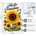 thumbnail image 3 of 2 Pcs Funny Kitchen Towels,Hellow Sunshine Sunflower Microfiber Dish Towels,Kitchen Tea Towels,Kitchen Towel Set (18" X 26"), 3 of 3