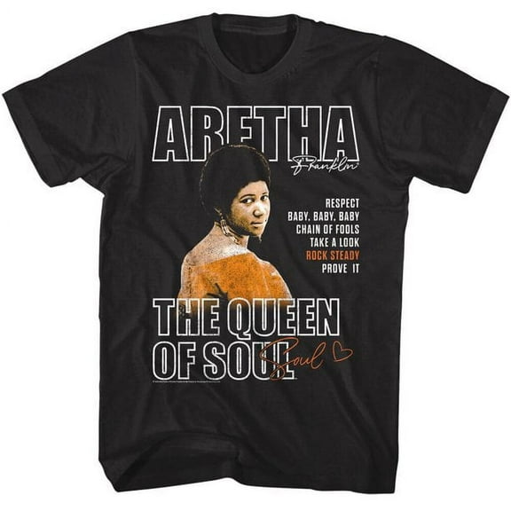 Aretha Franklin Queen of Hearts Men's T Shirt