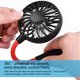 thumbnail image 4 of Ventilador de manos libres Irfora Ventiladores portátiles recargables usables de la oficina en el hogar Deportes Mini cabezal Mini manos libres Portabrazos con banda para el cuello Irfora Ventilador de manos libres, 4 of 7
