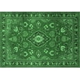 thumbnail image 1 of Ahgly Company Indoor Rectangle Persian Emerald Green Traditional Area Rugs, 7' x 10', 1 of 4