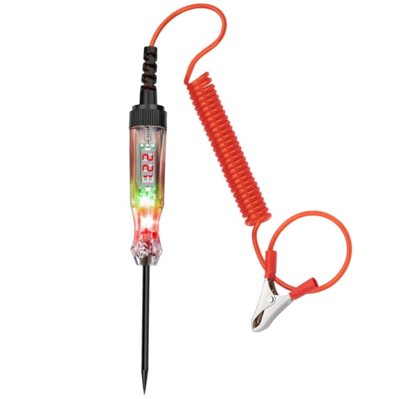 Zeiwohndc Voltage Resistance Measurement Spring Cord Electrical Tester Pen