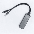thumbnail image 5 of Gigabit Mini PoE Splitter 10/100/1000Mbps POE Splitter DC Output 12V Power over Ethernet IEEE 802.3af for IP Came Black, 5 of 9