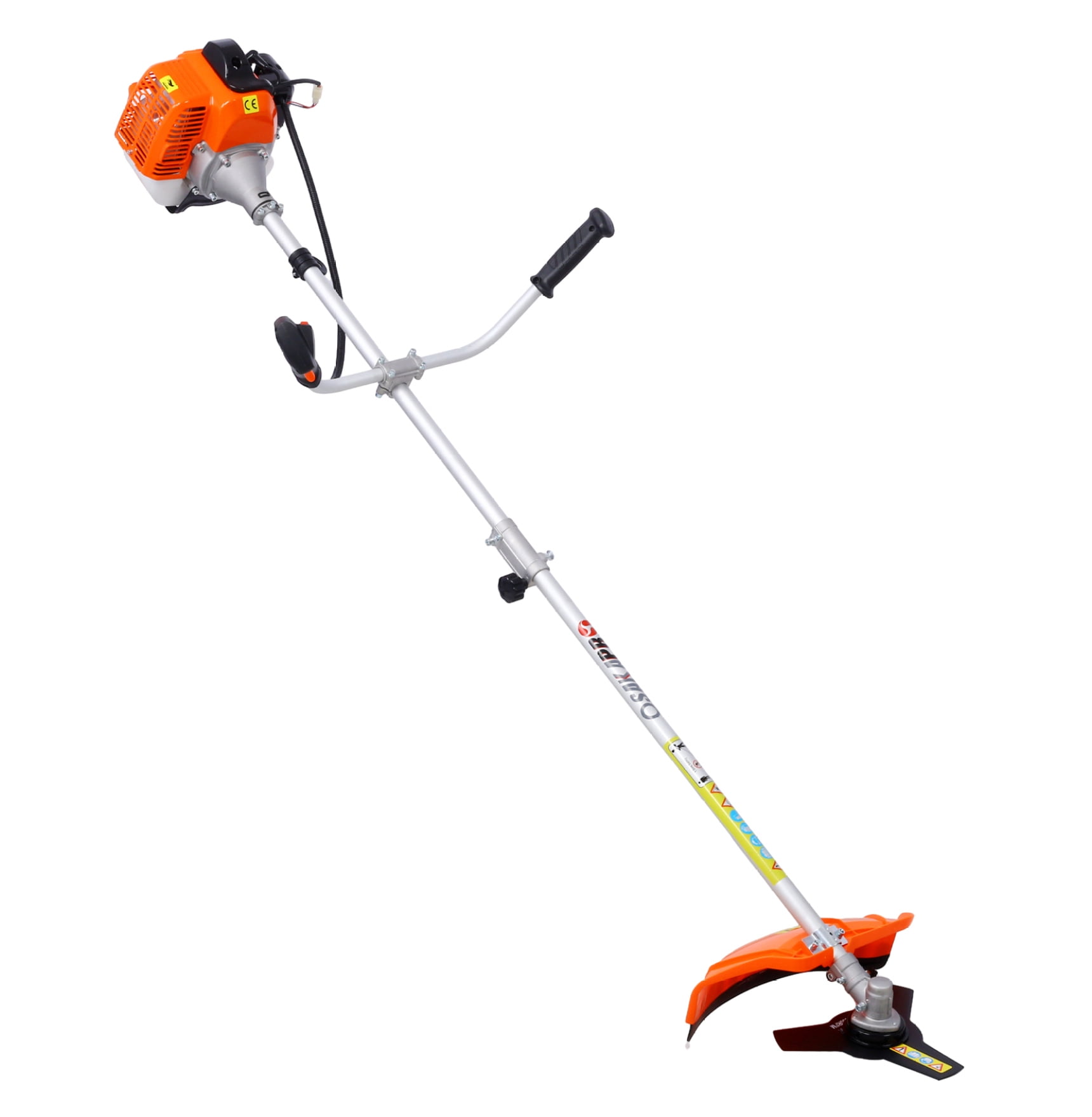52cc Gas Weed Eater String Trimmer Brush Cutter, 2-in-1, 18"/10", Shoulder Strap