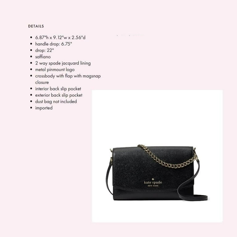 Kate Spade NY Carson Convertible Crossbody Handbag, Black Kate Spade NY Carson Convertible Crossbody Handbag, Black