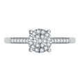 thumbnail image 4 of Forever Bride 1/5 Carat T.W. Diamond Sterling Silver Composite Bridal Set (J, I3), 4 of 5