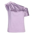 thumbnail image 4 of Women's Tennis Tanks Silk Satin Sleeveless U Neck Top with Lightweight Dressy Blouse Feel Casual Summer Sleeveless Shirt for Women Purple XXL, 4 of 6