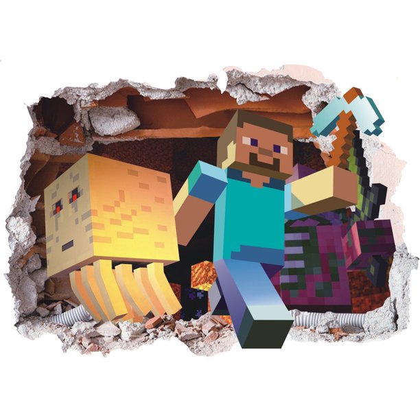 Boobeauty 3d Game Smashed Wall Stickers 27 6inchx19 7inch Large Minecraft Wall Sticker For Boys And Girls Room Decor Walmart Com Boobeauty 3d Game Smashed Wall Stickers 27 6inchx19 7inch Large Minecraft Wall Sticker For Boys And Girls Room Decor Walmart Com