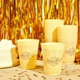 thumbnail image 3 of Plastic Party Cups, A New Adventure Begins (Yellow, 16 oz, 16 Pack), 3 of 7