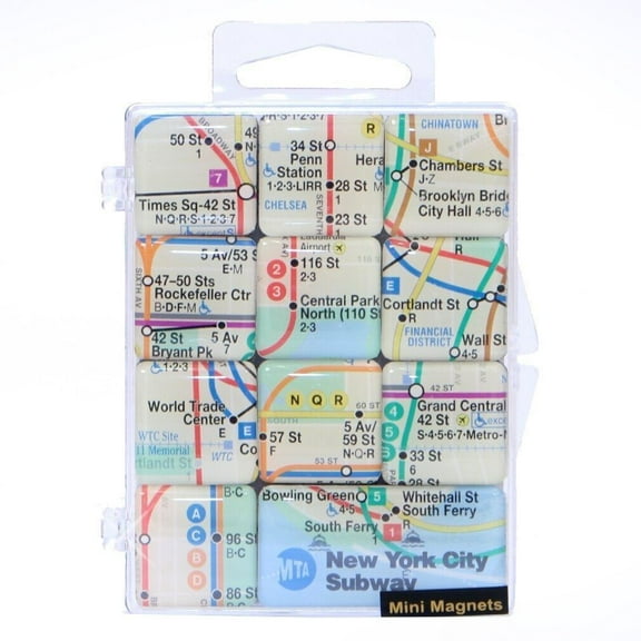 New York City Subway Mini Magnet Set