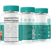 SmartyPants Prenatal Plus Multi & Omega-3 Gummies 2-Pack, Improved Formula, 50% Less Sugar, 120 Ct Ea