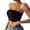 Black, variant on WHEANG Strapless Bra Women Summer Strapless Bra Breathable Daily Basic Bandeau Top Non-Slip Wireless Invisible Tube Bra Soft Stretch Comfort Casual Bandeau Strapless Bra Size XL Black