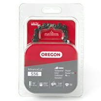 Oregon S56 Micro Chisel Saw Chain for 16" Bar – 56 Drive Links (1 Pack)