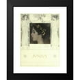 thumbnail image 2 of Gustav Klimt 12x14 Black Modern Framed Museum Art Print Titled - Junius (1896), 2 of 5