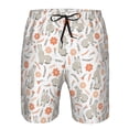 thumbnail image 4 of Naloa Flower Rabbit Men's Beach Shorts, Surfing shorts, Swim trunks, Quick Dry Swim Trunks for Surfing Beach Fun - 3X-Large, 4 of 9