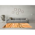 thumbnail image 3 of Ahgly Company Indoor Rectangle Abstract Orange Modern Area Rugs, 5' x 8', 3 of 4