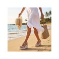 thumbnail image 4 of BLISSFUL STEP Women's Shoes Slingback Bohemia Rhinestone Open Toe Platform Heel Wedge Sandals Beige-3 10, 4 of 5