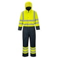 thumbnail image 2 of Portwest S485 Hi-Vis Contrast Coverall Yellow/Black, Large, 2 of 2