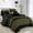 Green & Black, variant on 9 Piece Comforter Set with Sheets Queen - Black & Green Geometric Embroidery Bedding with Sheets