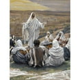 thumbnail image 2 of James Tissot 12x14 Black Ornate Wood Framed Double Matted Museum Art Print Titled: The Lord's Prayer (1886-1894), 2 of 5